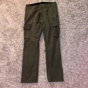 y2k green cargos!!